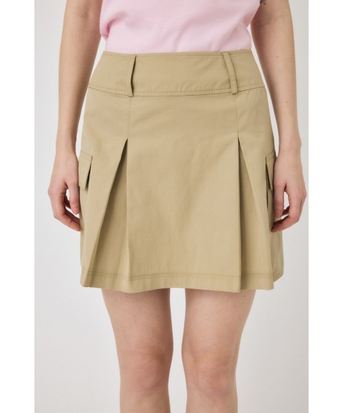 MOUSSY（マウジー）の「MILITARY PLEATS スカート（スカート・レディース・ベージュ/ブラック/オフホワイト・1/2）」の12枚目の写真