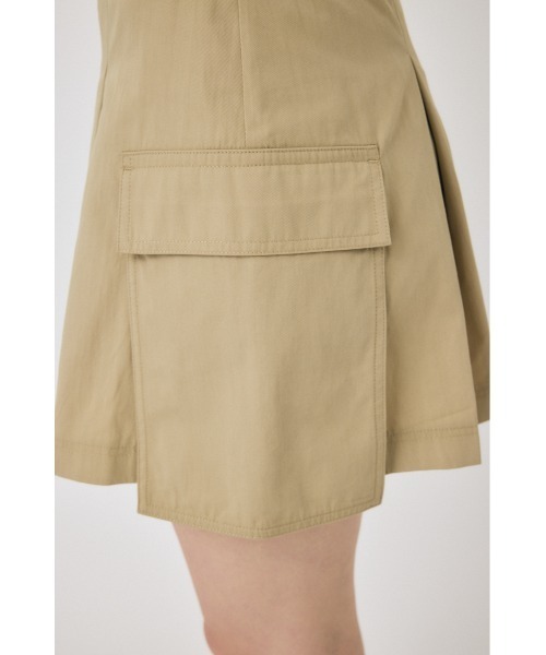 MOUSSY（マウジー）の「MILITARY PLEATS スカート（スカート・レディース・ベージュ/ブラック/オフホワイト・1/2）」の17枚目の写真