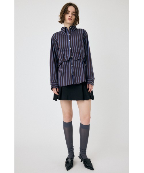 MOUSSY（マウジー）の「MILITARY PLEATS スカート（スカート・レディース・ベージュ/ブラック/オフホワイト・1/2）」の20枚目の写真