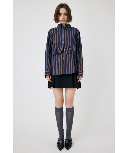 MOUSSY（マウジー）の「MILITARY PLEATS スカート（スカート・レディース・ベージュ/ブラック/オフホワイト・1/2）」の22枚目の写真