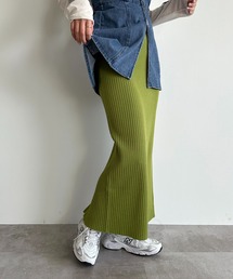 apres jour mignon | SSニットナロースカート【ZOZOTOWN限定アイテム】(スカート)