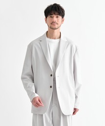 【THE TOKYO/ザトウキョウ】Washable High Function Jersey Box Jacket/ウォッシャブルハイファンクションジャージーボックスジャケット【セットアップ対応】