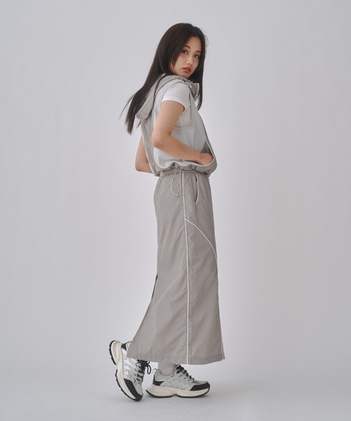 ★送料・関税込★Project G/R★LONG SLEEVE SKIRT-FADED NAVY★ ☆送料・関税込☆Project G/R☆LONG SLEEVE SKIRT-FADED NAVY