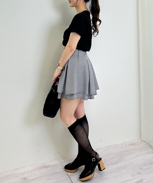 INGNI（イング）の「パールロゴTシャツ／A（Tシャツ/カットソー・レディース・ライトピンク/ライトブルー/オフホワイト/ブラック・M）」の22枚目の写真