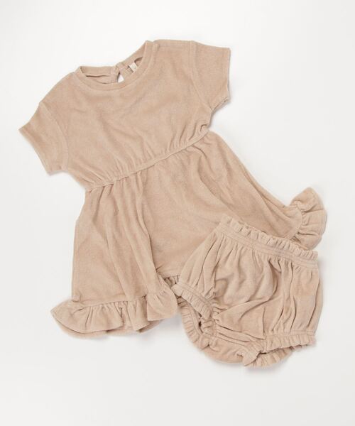 【セール】『Quincy Mae』TERRY DRESS SET | BLUSH（その他ベビー用品）｜Quincy Mae（クインシーメイ）その他ベビー用品