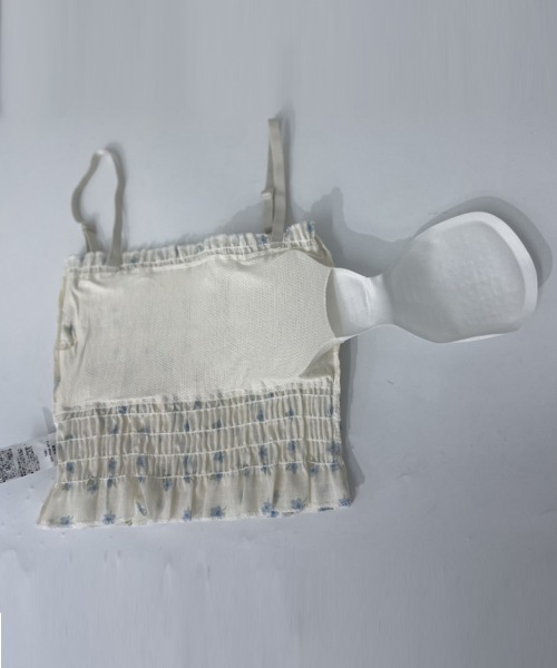 Miniministore(ミニミニストア)の「カップ付き シャーリング花柄キャミソール(キャミソール・レディース・イエロー/グリーン/ピンク/ブルー・FREE)」の15枚目の写真