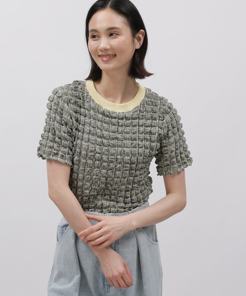 LAKOLE（ラコレ）の「ポップコ－ンTEE / 121034（Tシャツ/カットソー・レディース・ブラック/アイボリー/その他6/その他8・SMALL/MEDIUM）」の3枚目の写真