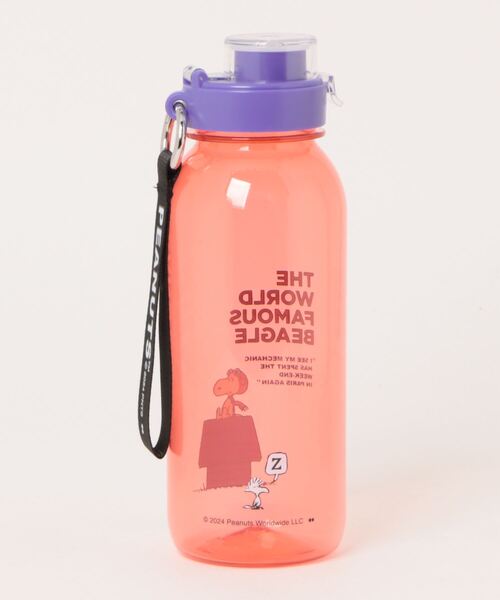 PEANUTS（ピーナッツ）の「〈PEANUTS/ピーナッツ〉DRINK BOTTLE WITH STRAP/ドリンク ボトル with ストラップ（水筒・レディース・グリーン/クリア/レッド/ブラック/オレンジ/ピンク・ONE SIZE）」の11枚目の写真