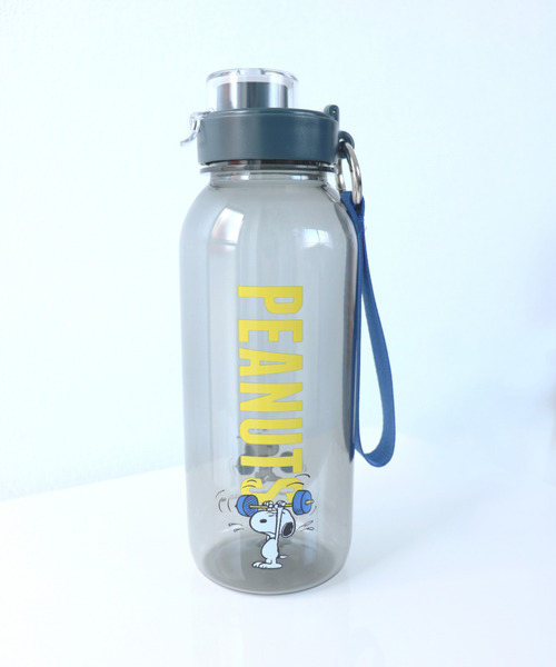 PEANUTS（ピーナッツ）の「〈PEANUTS/ピーナッツ〉DRINK BOTTLE WITH STRAP/ドリンク ボトル with ストラップ（水筒・レディース・グリーン/クリア/レッド/ブラック/オレンジ/ピンク・ONE SIZE）」の2枚目の写真