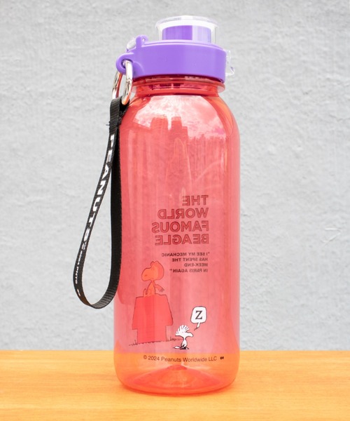 PEANUTS（ピーナッツ）の「〈PEANUTS/ピーナッツ〉DRINK BOTTLE WITH STRAP/ドリンク ボトル with ストラップ（水筒・レディース・グリーン/クリア/レッド/ブラック/オレンジ/ピンク・ONE SIZE）」の19枚目の写真