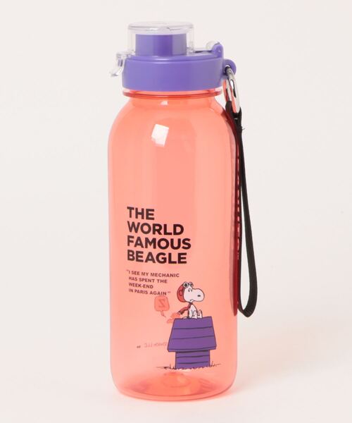 PEANUTS（ピーナッツ）の「〈PEANUTS/ピーナッツ〉DRINK BOTTLE WITH STRAP/ドリンク ボトル with ストラップ（水筒・レディース・グリーン/クリア/レッド/ブラック/オレンジ/ピンク・ONE SIZE）」の20枚目の写真