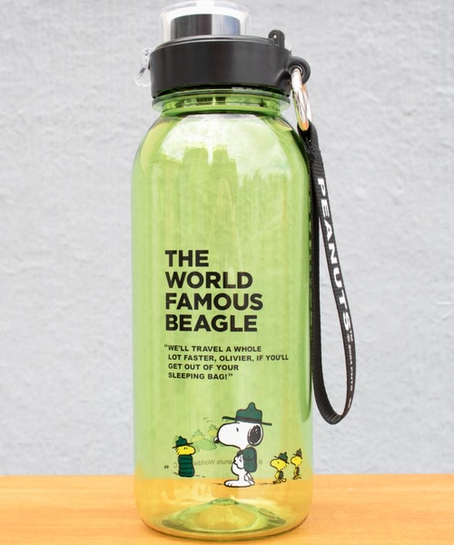 PEANUTS（ピーナッツ）の「〈PEANUTS/ピーナッツ〉DRINK BOTTLE WITH STRAP/ドリンク ボトル with ストラップ（水筒・レディース・グリーン/クリア/レッド/ブラック/オレンジ/ピンク・ONE SIZE）」の17枚目の写真