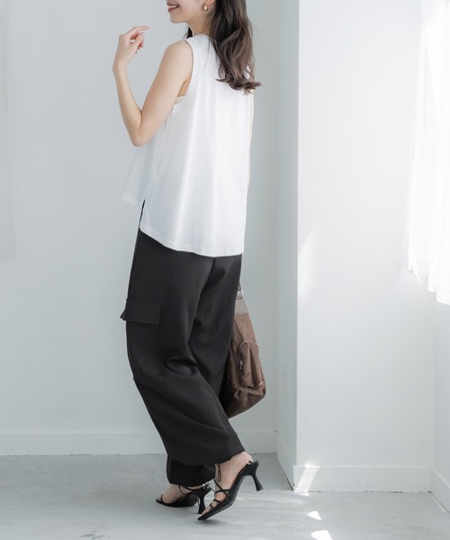 coca(coca)(コカ)の「きれいめワークパンツ(その他パンツ・レディース・ブラック/ベージュ・S/M/L)」の7枚目の写真