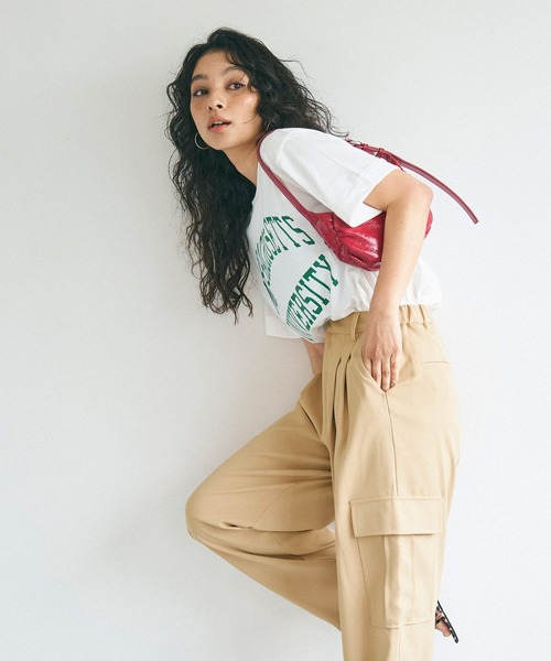 coca(coca)(コカ)の「きれいめワークパンツ(その他パンツ・レディース・ブラック/ベージュ・S/M/L)」の10枚目の写真