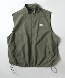 Salong hameu | シリコンロゴワッペン ナイロンベスト メンズ レディース(ベスト)