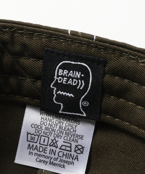 BRAIN DEAD（ブレインデット）の「BRAIN DEAD / ブレインデッド WIRE BRIM 6 PANEL HAT BDS24H01003788（キャップ・メンズ・ブルー系その他/カーキ・FREE）」の10枚目の写真