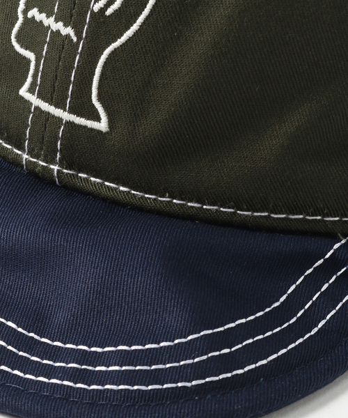 BRAIN DEAD（ブレインデット）の「BRAIN DEAD / ブレインデッド WIRE BRIM 6 PANEL HAT BDS24H01003788（キャップ・メンズ・ブルー系その他/カーキ・FREE）」の8枚目の写真