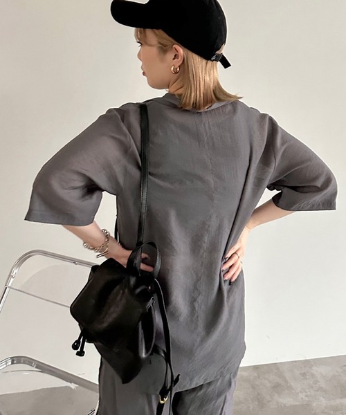 apres jour mignon（アプレジュールミニョン）の「アソートシアーレースジャケット【SET UP可能】【ZOZOTOWN限定アイテム】（テーラードジャケット・レディース・チャコールグレー/ブラック系その他2/ダークブルー/アイボリー/ブラック・X-LARGE/フリー）」の16枚目の写真