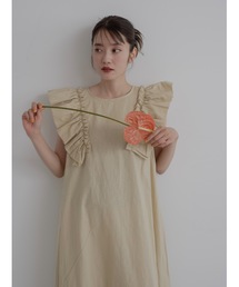 jumelle（ジュメロ）の「linen touch frill op（ワンピース）」