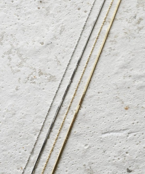 GOLDY（ゴールディ）の「スネークチェーン & ウォーターパール レイヤード ネックレス（ネックレス・レディース・シルバー/ゴールド・FREE）」の3枚目の写真