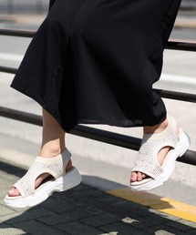 kitson（キットソン）の「kitson ニット 厚底 キラキラ サンダル/hsky（サンダル）」