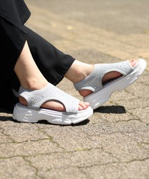 kitson（キットソン）の「kitson ニット 厚底 キラキラ サンダル/hsky（サンダル）」