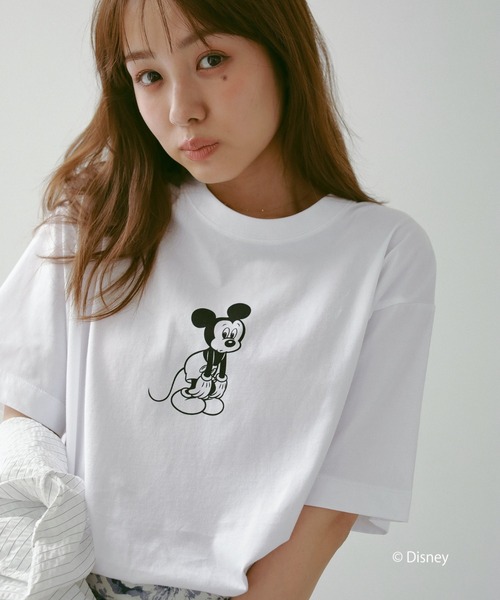 mickey TEE front（Tシャツ/カットソー）｜N WITH.（エヌウィズ）