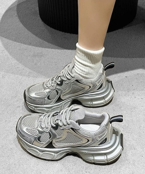 sevens（セブンズ）の「【sevens】シルバーダッドスニーカー