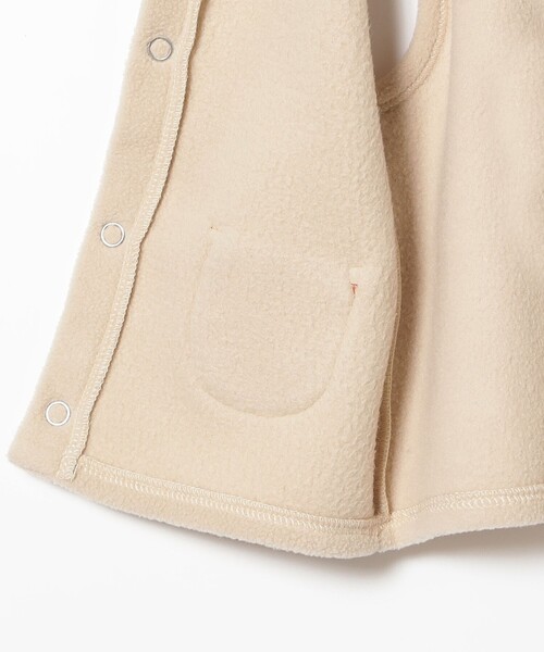 こども ビームス（コドモビームス）の「ベビー フリース ベスト 2024（70～80cm）（ベスト・キッズ・レッド系その他7/ホワイト系その他5/グリーン・80/70）」の12枚目の写真