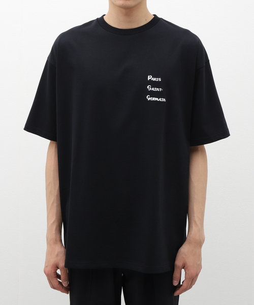 PARIS SAINT-GERMAIN(パリサンジェルマン)の「PSG JP Tsuru embroidery TEE(Tシャツ/カットソー・メンズ・ブラック/ホワイト・X-LARGE/LARGE/MEDIUM)」の1枚目の写真
