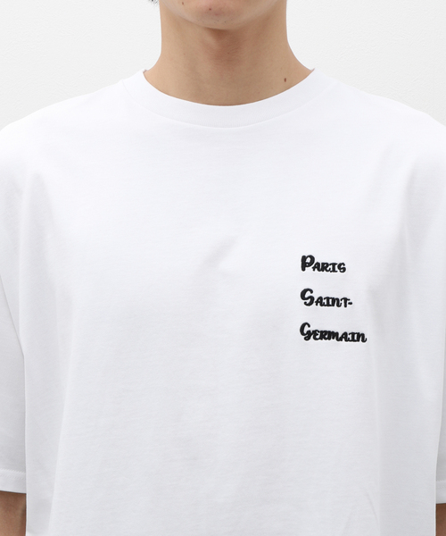 PARIS SAINT-GERMAIN(パリサンジェルマン)の「PSG JP Tsuru embroidery TEE(Tシャツ/カットソー・メンズ・ブラック/ホワイト・X-LARGE/LARGE/MEDIUM)」の6枚目の写真