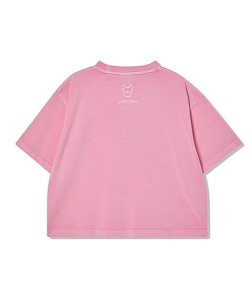 LIFE WORK（ライフワーク）の「LIFEWORK／Frigure シルエットT（Tシャツ/カットソー・レディース・ブラック/ホワイト/ピンク/ベージュ・X-SMALL/SMALL）」の9枚目の写真