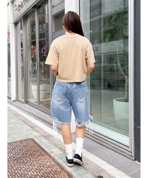 LIFE WORK（ライフワーク）の「LIFEWORK／Frigure シルエットT（Tシャツ/カットソー・レディース・ブラック/ホワイト/ピンク/ベージュ・X-SMALL/SMALL）」の17枚目の写真