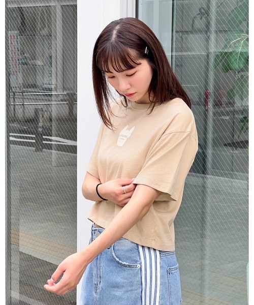 LIFE WORK（ライフワーク）の「LIFEWORK／Frigure シルエットT（Tシャツ/カットソー・レディース・ブラック/ホワイト/ピンク/ベージュ・X-SMALL/SMALL）」の19枚目の写真