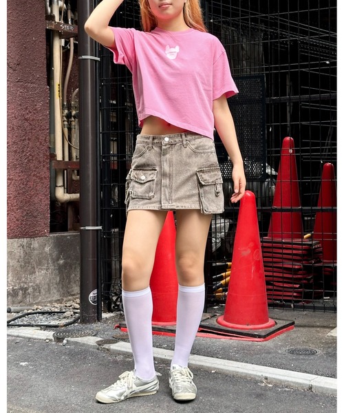 LIFE WORK（ライフワーク）の「LIFEWORK／Frigure シルエットT（Tシャツ/カットソー・レディース・ブラック/ホワイト/ピンク/ベージュ・X-SMALL/SMALL）」の22枚目の写真