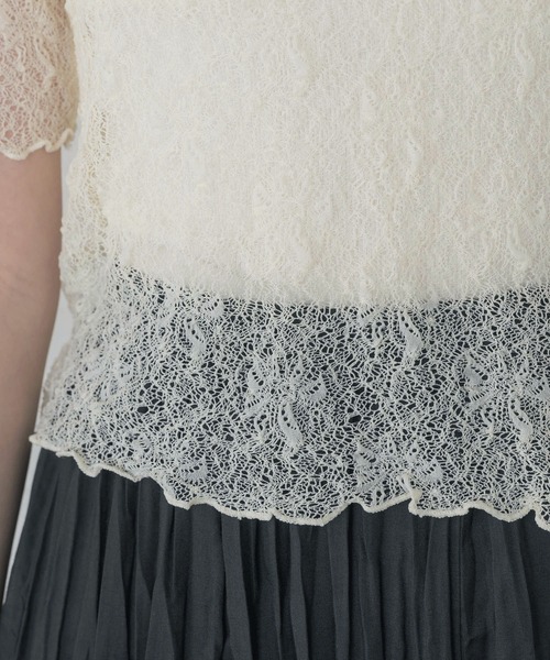 RETRO GIRL（レトロガール）の「レーストップス（Tシャツ/カットソー・レディース・レッド/ブラック/ナチュラル・FREE）」の11枚目の写真