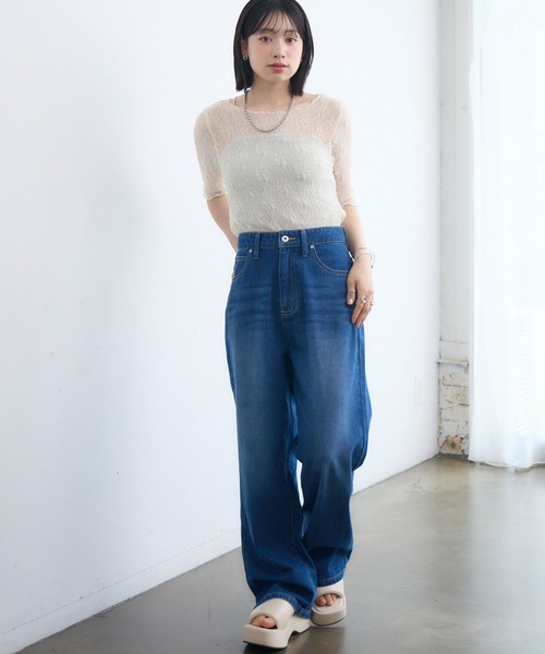 RETRO GIRL（レトロガール）の「レーストップス（Tシャツ/カットソー・レディース・レッド/ブラック/ナチュラル・FREE）」の18枚目の写真