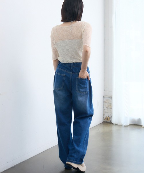 RETRO GIRL（レトロガール）の「レーストップス（Tシャツ/カットソー・レディース・レッド/ブラック/ナチュラル・FREE）」の15枚目の写真