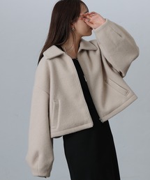COLONY 2139 | フェイクウールモッサボリューム袖ショートブルゾン(ブルゾン)