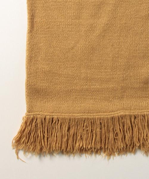 Ray BEAMS（レイビームス）の「Ray BEAMS / フリンジ ヘム ニット スカート（スカート・レディース・ブラウン系その他/ネイビー・1/0）」の9枚目の写真