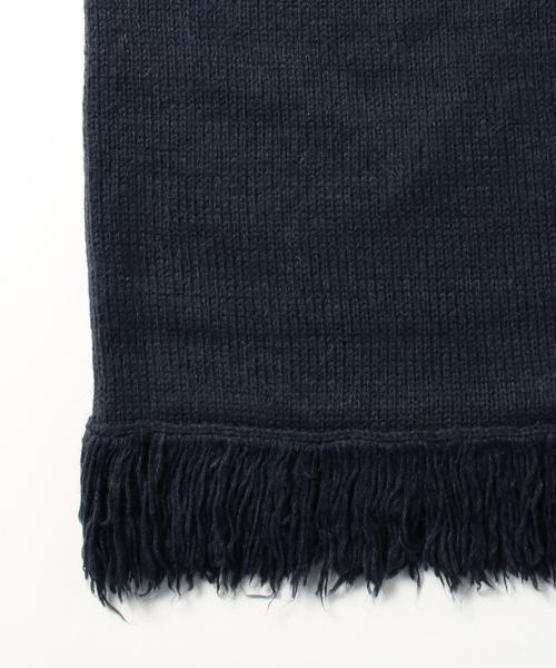 Ray BEAMS（レイビームス）の「Ray BEAMS / フリンジ ヘム ニット スカート（スカート・レディース・ブラウン系その他/ネイビー・1/0）」の5枚目の写真
