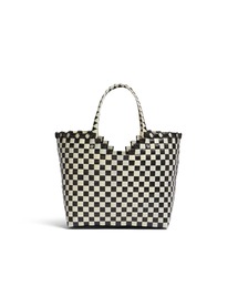 MARNI market マルニ ラブバスケット 赤 チェック かごバッグ MARNI market マルニ ラブバスケット 赤 チェック かごバッグ