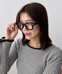 Heather | 太フレームクロブチメガネ　125187(メガネ)