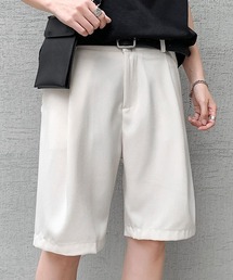 SEN TOKYO（セントーキョー）の「洗練大人カジュアル。タック入り ハーフスラックス（スラックス）」