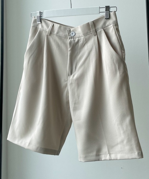 SEN TOKYO（セントーキョー）の「洗練大人カジュアル。タック入り ハーフスラックス（スラックス・メンズ・ブラック/ホワイト・M/L/XL）」の21枚目の写真