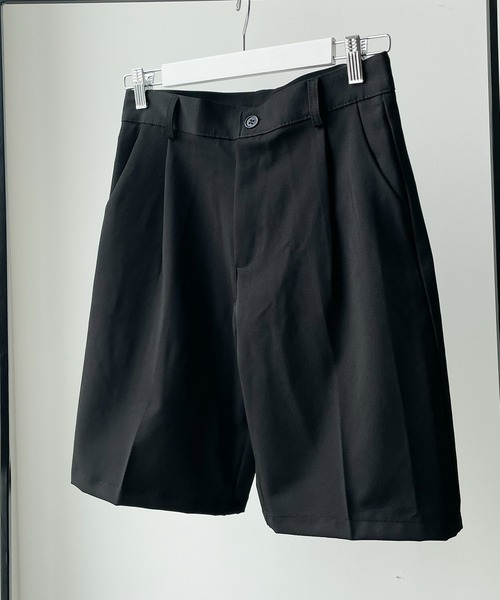 SEN TOKYO（セントーキョー）の「洗練大人カジュアル。タック入り ハーフスラックス（スラックス・メンズ・ブラック/ホワイト・M/L/XL）」の19枚目の写真