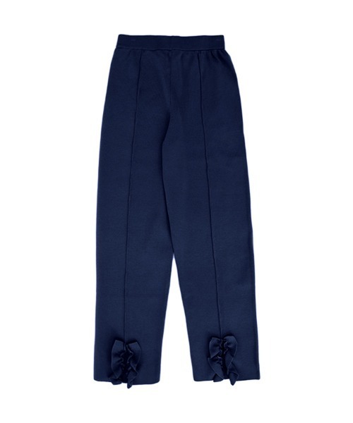 DONOBAN(ドノバン)の「ミラノリブフリルパンツ(その他パンツ・レディース・ネイビー/グレー/ブラック・LONG/SHORT)」の5枚目の写真