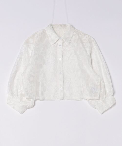 apres jour clair(アプレジュールクレア)の「【apres jour clair】アソートショートシアーシャツ【ZOZOTOWN限定アイテム】(シャツ/ブラウス・レディース・オフホワイト/ブラック系その他/サックスブルー/ホワイト系その他・フリー/X-LARGE)」の8枚目の写真