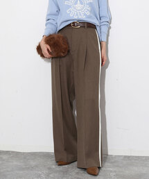 SLOBE IENA | パウダーツイルサイドラインスラックス(スラックス)