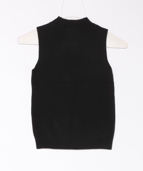 Narcissus（ナルシス）の「ハイネックニットノースリーブ　タンク（タンクトップ・レディース・ブラック/ホワイト・FREE）」の7枚目の写真